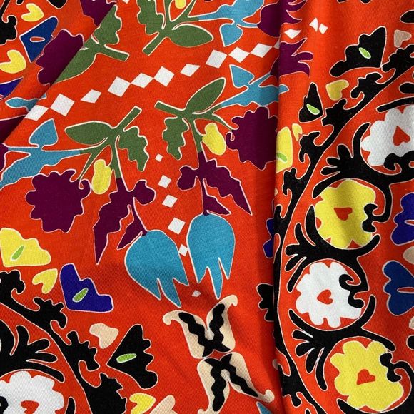 Mara Hoffman “Suzani” dress colorful boho romantic print long sleeve 3/4” - Picture 4 of 9